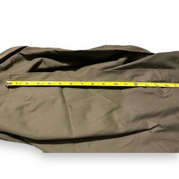 Munsingwear Mens Olive Green Long-Sleeve Button-Up Shirt Size L - Picture 8 of 12